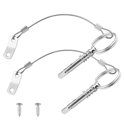 Marine Zungenstift 6,3 mm Stift Schnellspanner Top Deck 316 Edelstahl