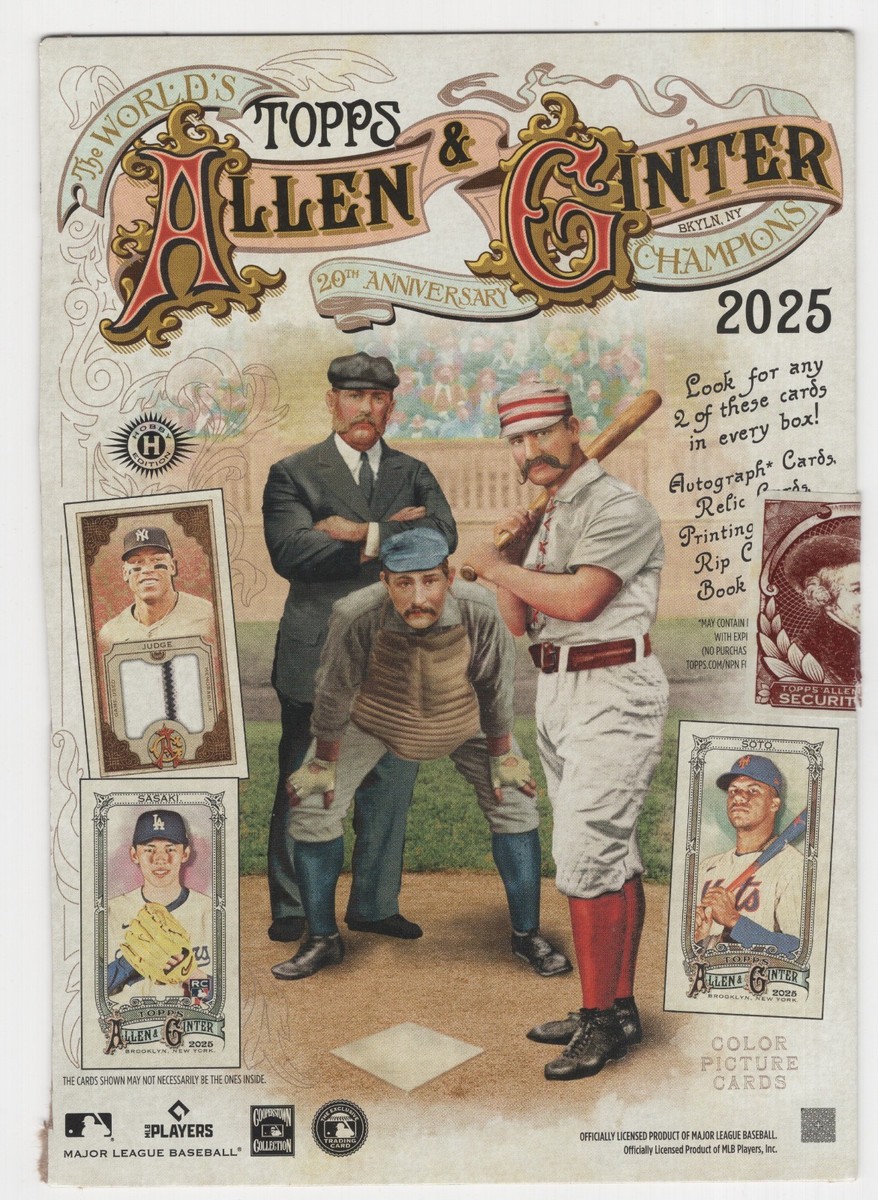 2025 TOPPS ALLEN & GINTER BASEBALL BASE CARDS #1-100 YOU PICK