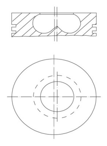 Für MAHLE 081 PI 00123 002 Piston 081 PI 00123 002 Piston 84,5 (+0,50 1,5-1,5-2