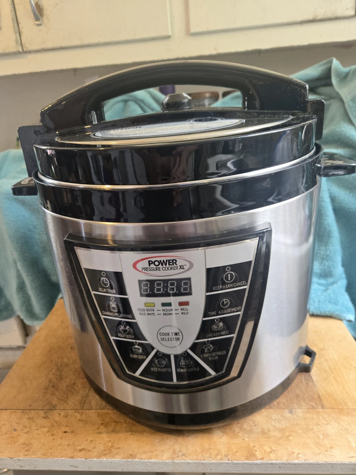 Power Pressure Cooker XL Model #PPC780 Great Condition Recipes Cookbook 6 Quart