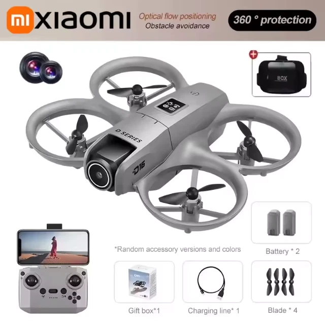 Xiaomi D16 Mini Drone 8K HD VR Doppia Fotocamera GPS Evita Ostacoli WIFI FPV - image 2 of 4