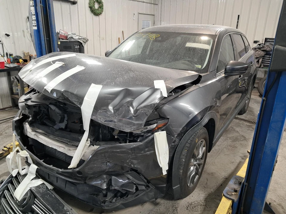 2019 Mazda CX-9 Left Rear Door Trim Panel Black Used 423569 51K Miles - Изображение 4 из 4