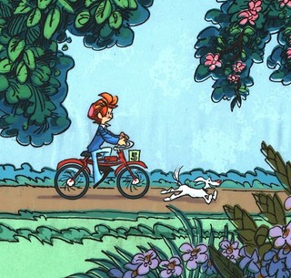 ORIGINAL HAND PAINTED ANIMATION PRODUCTION CEL BACKGROUND PRESENTATION ARTWORK
