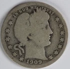 1909 O  Barber Quarter