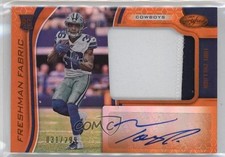 2019 Certified Freshman Fabric Signatures Mirror Orange Tony Pollard Auto 3hd