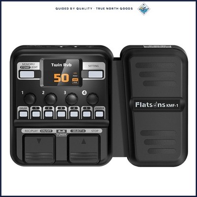 Color Screen Guitar Pedal with Looper, Expression, and Distortion Features