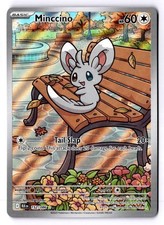 Minccino Illustration Rare SV: Black Bolt 152/086 NM on eBay