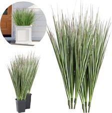 12 Pieces Artificial Ornamental Grasses That Look Real,UV-Resistant Artificial 