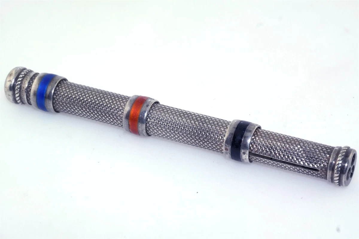 Antique Sterling Silver Pencil In Collectible Mechanical Pencils