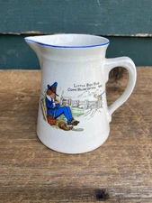 STEUBENVILLE CHINA Children's Nursery Rhyme Little Boy Blue 4" Creamer Vintage