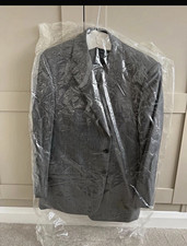 Reiss Men’s Grey Wool Twill 2-Piece Suit Chest 40 inch trousers 34inch