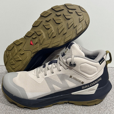 8.5 - Salomon Elixir Activ Mid GTX Hiking Boots 475642 Gore-Tex (NO BOX)