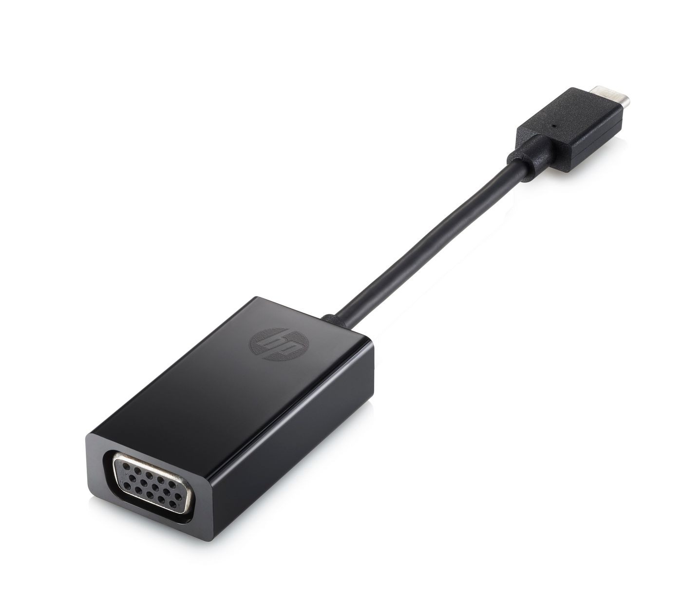 HP P7Z54AA#ABB USB-C to VGA Display Adapter – 0.076m Cable, Black