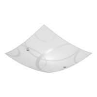 Weiß Chrom Moderne Deckenlampe Deckenleuchte 1X60W/E27 30X7,5 [Cm]