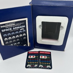 Sears Tele-Games Super Video Intellivision Console W/2 Controllers + 3 Games