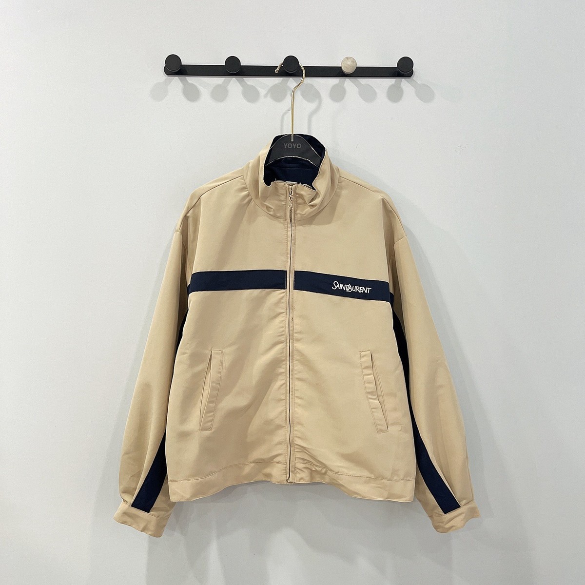 90s YSL 中綿ジャケット オリーブ Yves Saint Laurent YSL Cotton Canvas Jacket – Relaxed Fit – Women's Size S | eBay