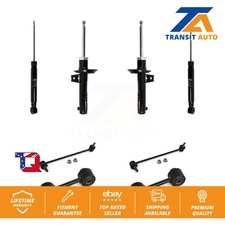 Front Rear Strut Shock & TQ Bar Link Kit For Volkswagen Jetta GTI Audi A3