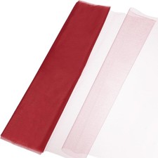 19" by 5.5 Yard Tulle Fabric Backdrop Curtains DIY Tutu Skirt Shower Decor