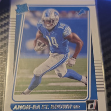 2021 Panini Donruss Amon-Ra St. Brown Rated Rookie #284
