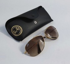 Ray-Ban Gold Aviator Sunglasses. 63 13. 3 N Pre-owned.