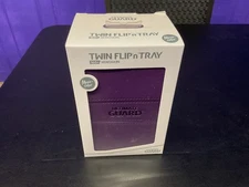 ULTIMATE GUARD TWIN FLIP n TRAY PURPLE 160 MONOCOLOR DECK CASE Card Box Xenoskin