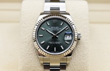 Rolex Datejust 31mm Midsize Stainless Steel Mint Green Watch 278274 | 2023 B&P