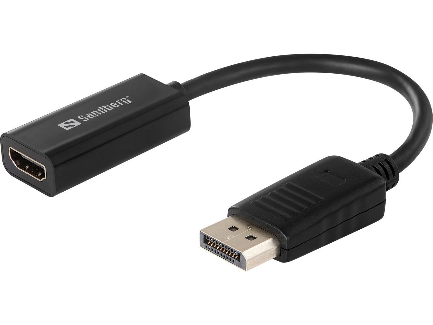 Sandberg Schwarz Displayport Hdmi - Kabel Adapter, - Bild 2