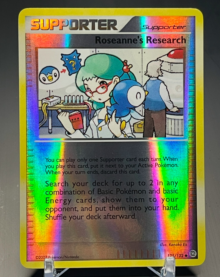 Roseanne's Research 125/132 Secret Wonders Reverse Holo-Pokemon Card