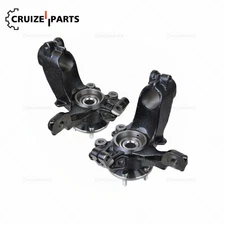 For 2012-2018 Ford Focus Pair Front Steering Knuckles Wheel Hub Bearing Assembly