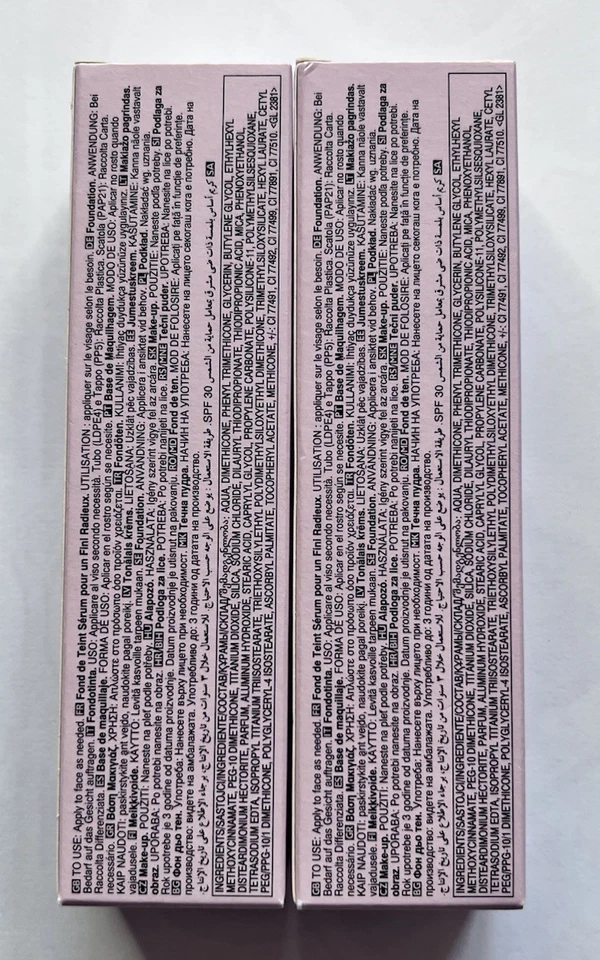 Avon 3-in-1 Make-Up + Care Serum Foundation 2X 30ml SPF 30 125G Warm Ivory  - Image 2 of 2