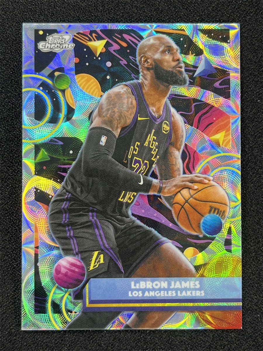 2025-26 Topps Chrome Cosmic Lebron James #157 Nucleus Refractor Lakers