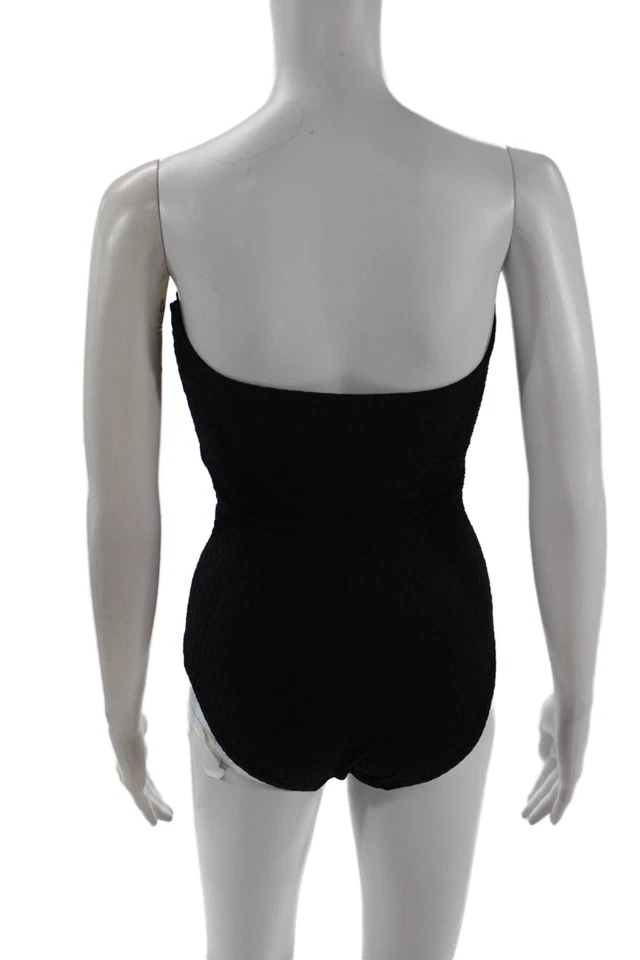 Traje de baño Kate Spade New York negro de una pieza para mujer talla M Foto 3 de 4