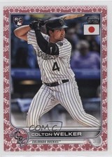 2022 Topps Japan Edition Cherry Blossoms 58/99 Colton Welker #128 10pz