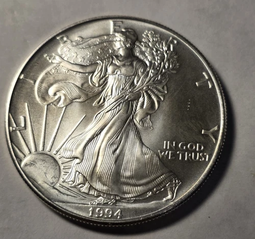 1994 Silver Eagle $1 Dollar 1oz Uncirculated .999 -MS-Brilliant Uncirculated-