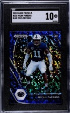 2021 Panini Prizm DP Micah Parsons Blue Circles Prizm SGC 10 PACKERS STUD