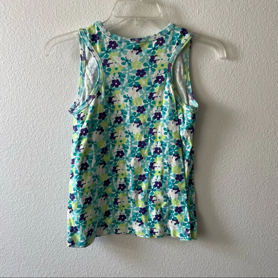 Camiseta sin mangas con estampado de flores de dibujos animados Circo Girls Foto 3 de 3