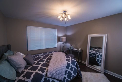 Estelle 6-Light Semi-Flush Mount in Mid-Century Modern and Sputnik Style 14.5 - Picture 7 of 13