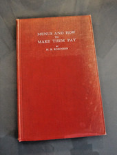 Menus and how to make them pay