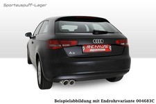 Remus Sportauspuff Audi A3 8V + Sportback 1.8l TFSI 2x84mm Street Race Black