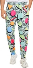 Retro 80s 90s Jogger Sweatpants for Men Vintage Hip Hop Track Pants with Pockets