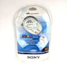 Sony Armband Radio Weather/FM/AM/Walkman SRF-M85W Open Box 