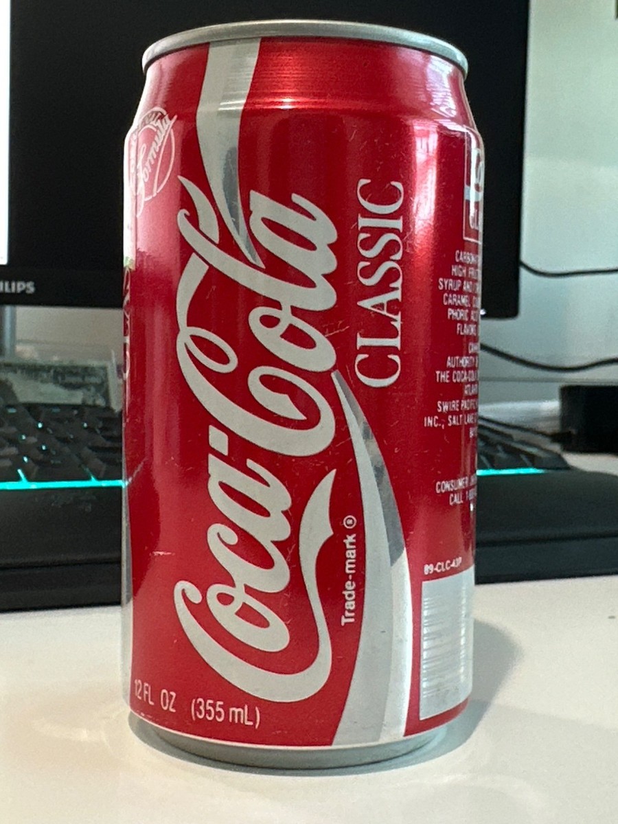 Vintage 1988 Coca-Cola Classic Santa Claus 12 Fl Oz Can | eBay