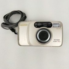 Samsung Maxima Zoom 70GL 35mm Point Shoot Film Camera Gold Auto Focus Flash