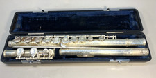 Vintage LAFLEUR 82990/ 40089 Nickel Silver Plated Flute + Hard Case Vintage