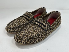 Rothy  s The Loafer Little Cat Leopard Print Slip On Flats Women  s 9
