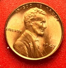 1947-P Lincoln Wheat Cent Penny GEM RED BU From an Original Bank Roll