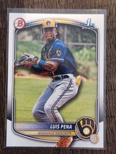 2025 Bowman Prospects #BP-38 Luis Pena 1st Bowman #26 2026 MLB Prospect