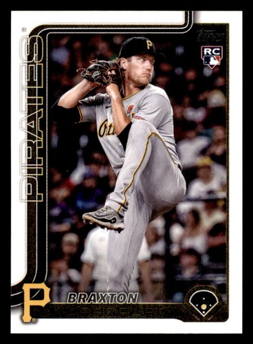 2025 Topps Update Braxton Ashcraft [Gold Border] #US32 card