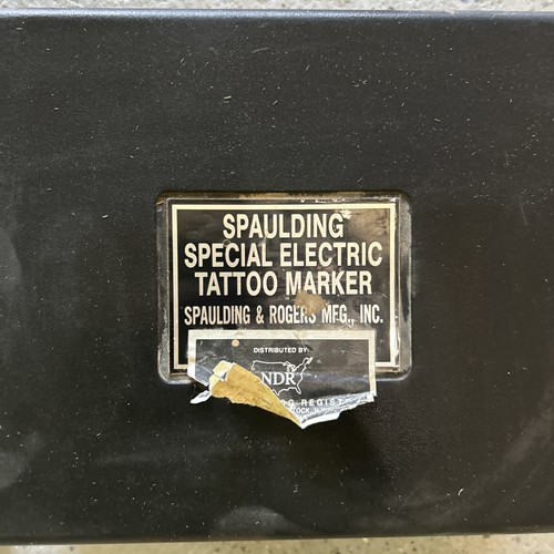 Vintage Spaulding & Rogers Tattoomaschine Netzteil getestet mit Extras - Bild 12 von 13