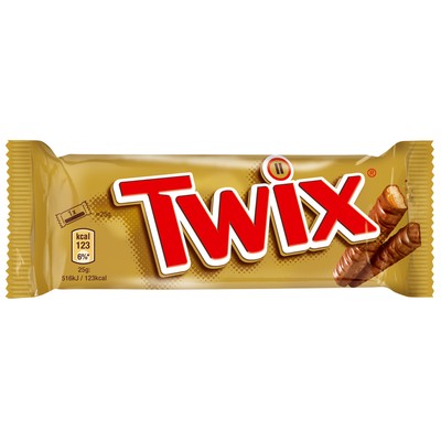 (20,00 /1kg) Twix, Riegel, Schokolade, 50g Riegel